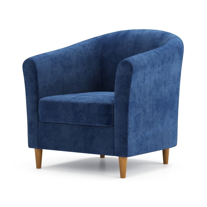 Кресло Maru синего цвета - купить Интерьерные кресла по цене 50900.0
