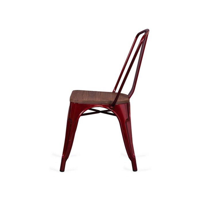 Стул Tolix Marais Z Wood с деревянным сидением - лучшие Обеденные стулья в INMYROOM