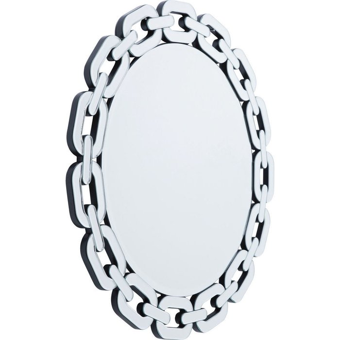 Зеркало Chain в обрамлении звеньями цепи - купить Настенные зеркала по цене 44590.0