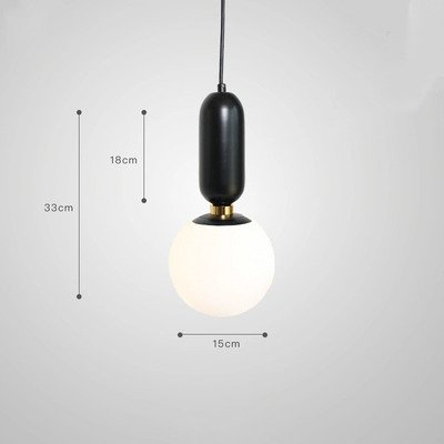 Подвесной светильник Aballs с основанием черного цвета - купить Подвесные светильники по цене 18270.0