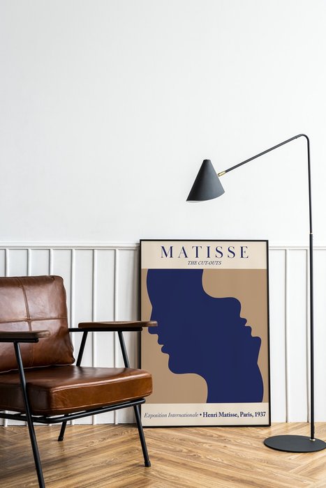 Постер Matisse exposition internationale 50x70 в раме черного цвета  - лучшие Принты в INMYROOM