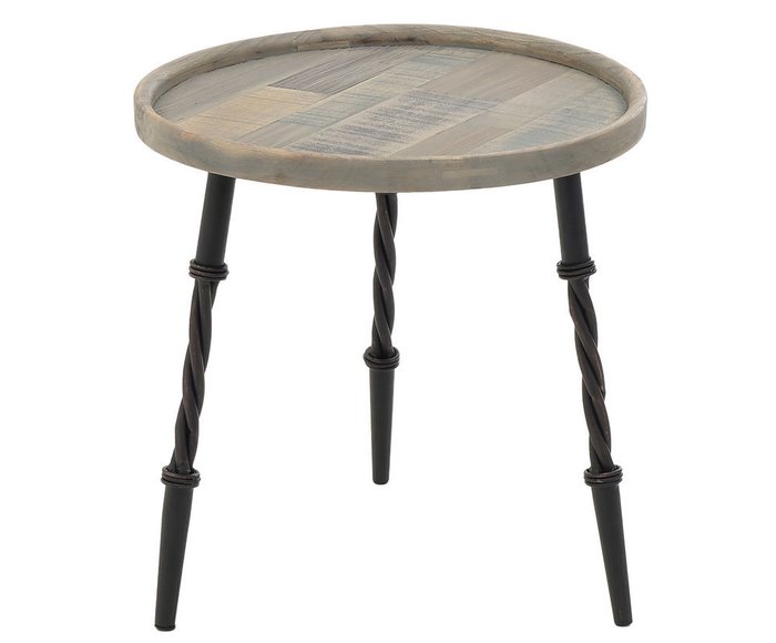 Кофейный столик с круглой столешницей