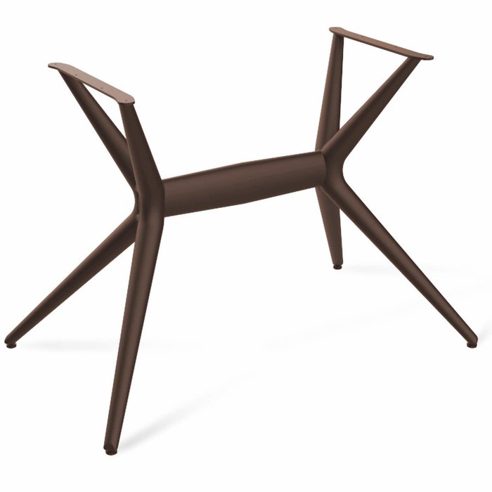 Обеденная группа из стола и четырех стульев оранжевого цвета - купить Обеденные группы по цене 34805.0