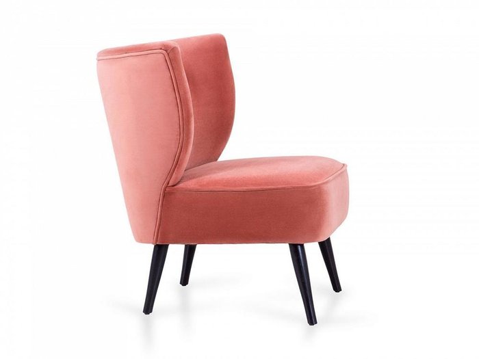 Кресло Modica кораллового цвета - лучшие Интерьерные кресла в INMYROOM