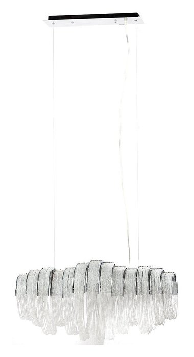 Люстра Volver из никелированных цепей и светодиодных лент - купить Подвесные люстры по цене 220000.0