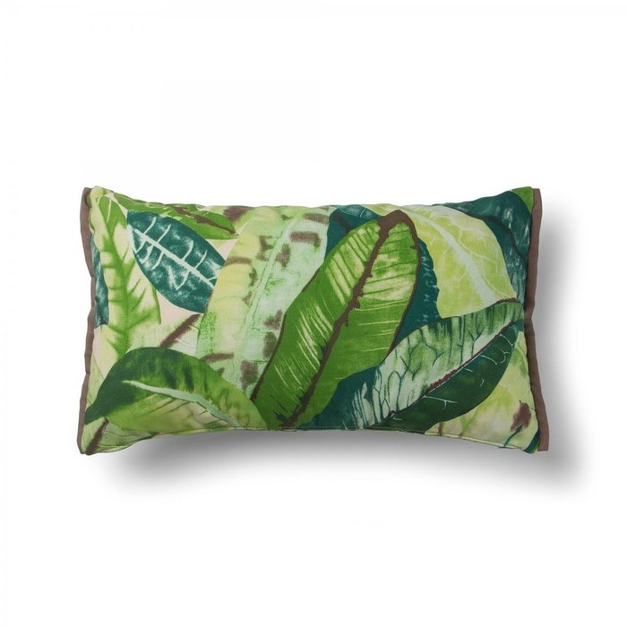 Чехол на подушку Tropical зеленого цвета 30х50 