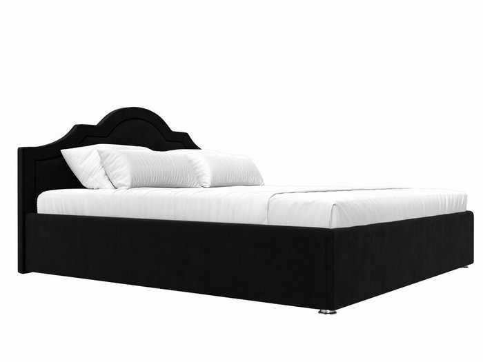 Кровать Афина 160х200 черного цвета с подъемным механизмом - лучшие Кровати для спальни в INMYROOM