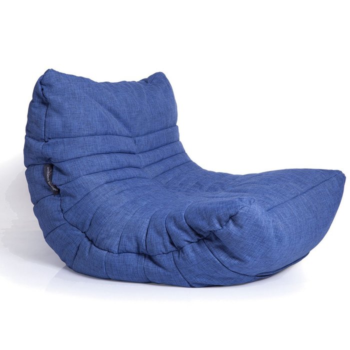 Бескаркасное лаунж-кресло Ambient Lounge Acoustic Sofa™- Blue Jazz (синий цвет) - купить Бескаркасная мебель по цене 15990.0