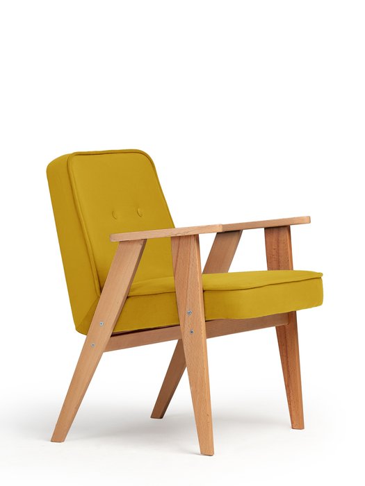 Кресло Несс zara желтого цвета