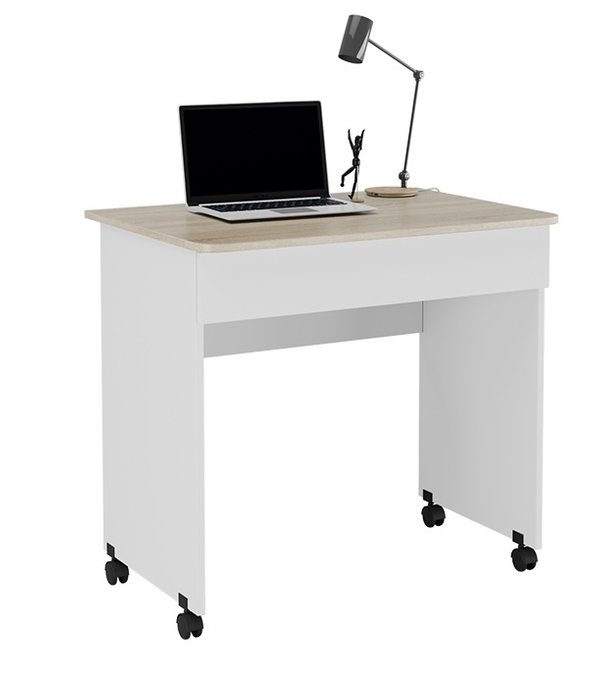 Стол компьютерный Diamond бело-бежевого цвета - купить Письменные столы по цене 7.0