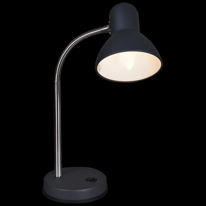 Настольная лампа 02327-0.7-01 BK (металл, цвет черный) - купить Рабочие лампы по цене 2310.0
