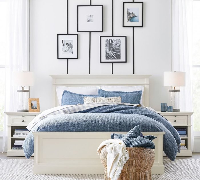 Кроват Брюгге 160х200 белого цвета - купить Кровати для спальни по цене 165920.0