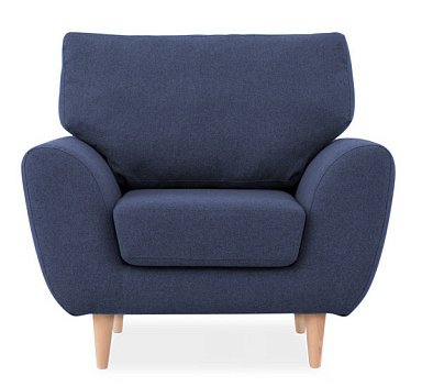 Кресло Алиса темно-синего цвета - купить Интерьерные кресла по цене 21750.0