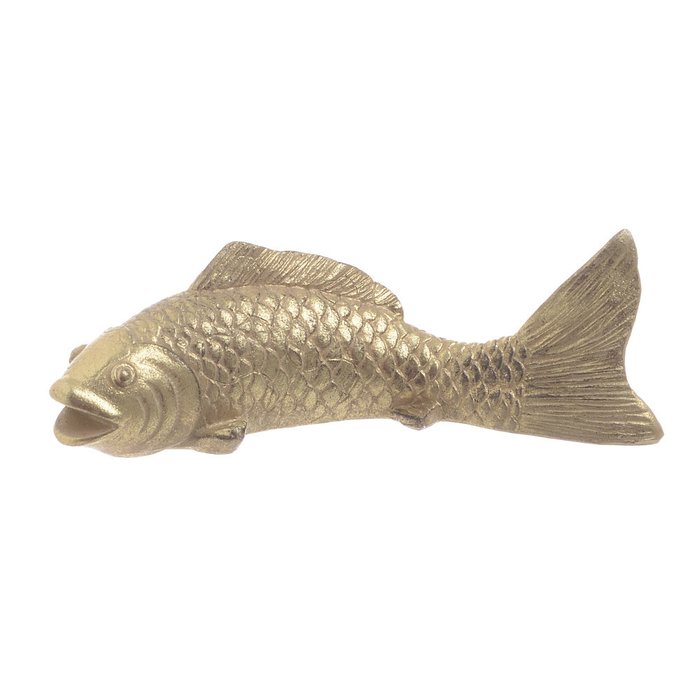 Декор настольный Рыба золотого цвета