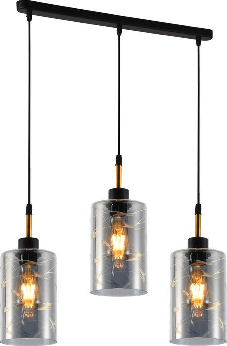 Подвесной светильник Eileen Б0069952 (стекло, цвет дымчатый) Подвесной светильник Eileen Б0069952 (стекло, цвет дымчатый)