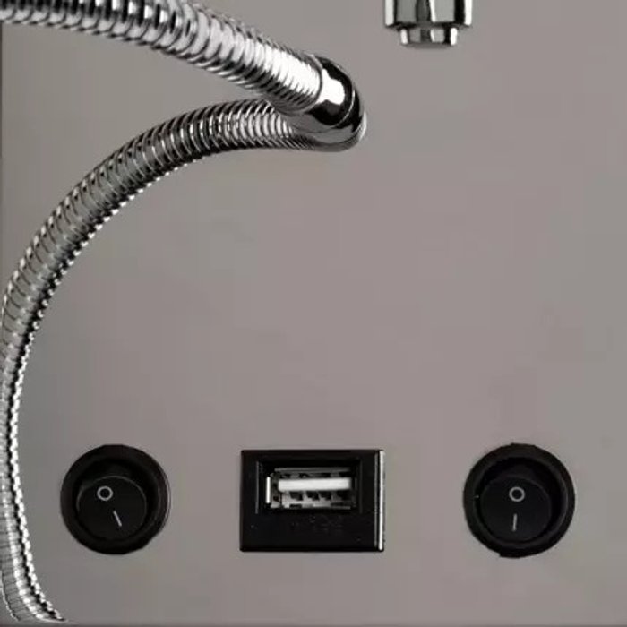 Бра Arte Lamp ELBA A2581AP-2CC - лучшие Бра и настенные светильники в INMYROOM Бра Arte Lamp ELBA A2581AP-2CC - лучшие Бра и настенные светильники в INMYROOM