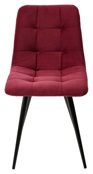 Стул Chilli бордово-черного цвета - лучшие Обеденные стулья в INMYROOM
