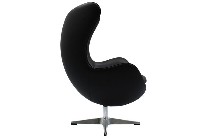Кресло Egg Style черного цвета - лучшие Интерьерные кресла в INMYROOM