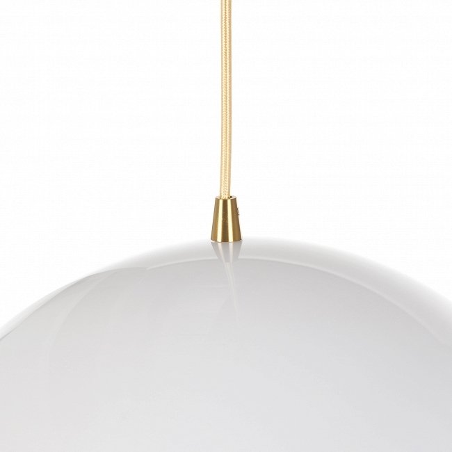 Подвесной светильник Crescent L  белого цвета - купить Подвесные светильники по цене 19673.0