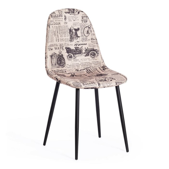 Стул Allen с черно-белым принтом - купить Обеденные стулья по цене 16160.0