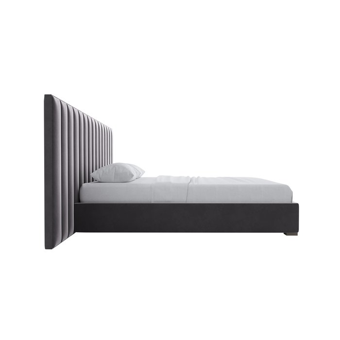Кровать с подъемным механизмом Maxwell 180х200 темно-серого цвета - лучшие Кровати для спальни в INMYROOM
