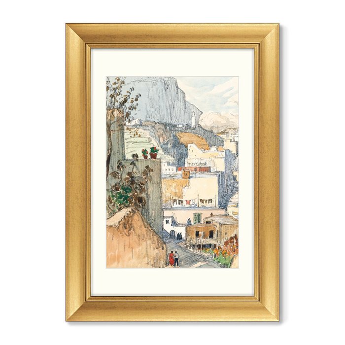 Набор из двух репродукций картин A View of Capri Konstantin 1927 г. - купить Картины по цене 24998.0