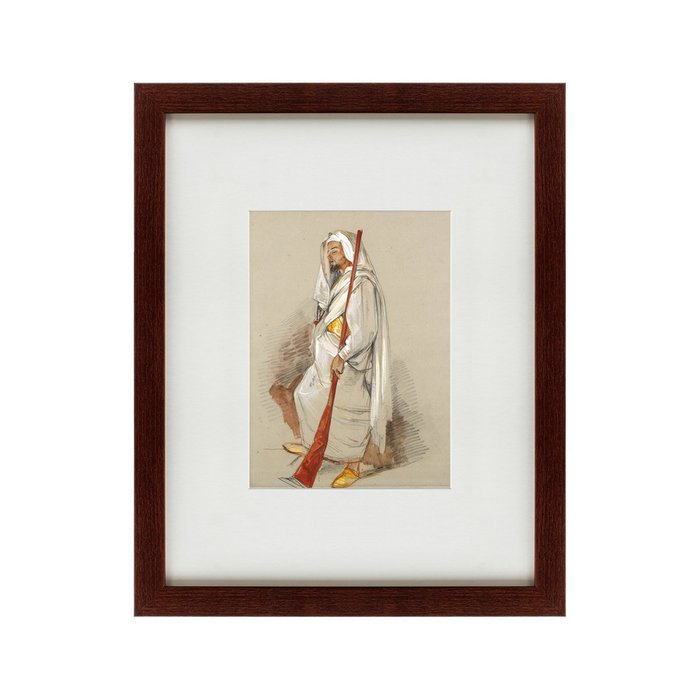 Репродукция картины Man Wearing North African Dress 1850 г. - купить Картины по цене 4990.0
