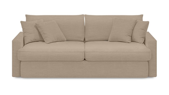 Диван-кровать Стелф ЭКО кремового цвета - купить Прямые диваны по цене 53100.0