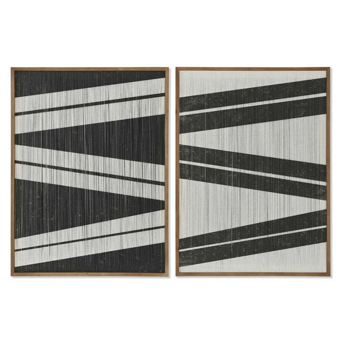Картина Лучи город 60 x 3 x 60 cm (2 штук) Картина Лучи город 60 x 3 x 60 cm (2 штук)