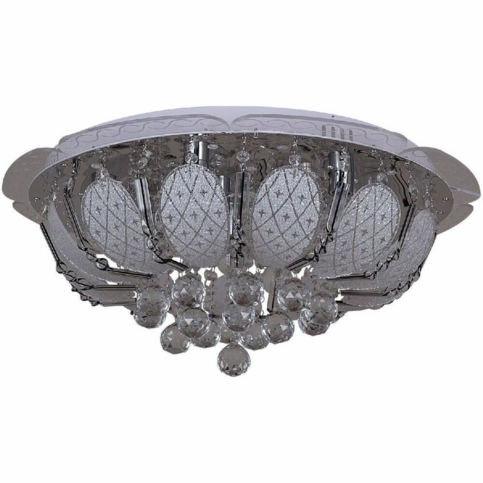 Потолочная люстра 55649-0.3-08 (стекло, цвет белый) - купить Потолочные люстры по цене 14190