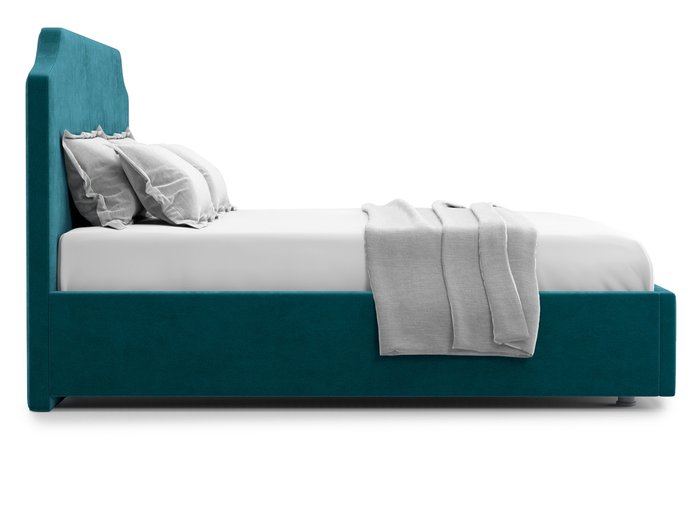 Кровать Izeo 160х200 сине-зеленого цвета с подъемным механизмом  - лучшие Кровати для спальни в INMYROOM