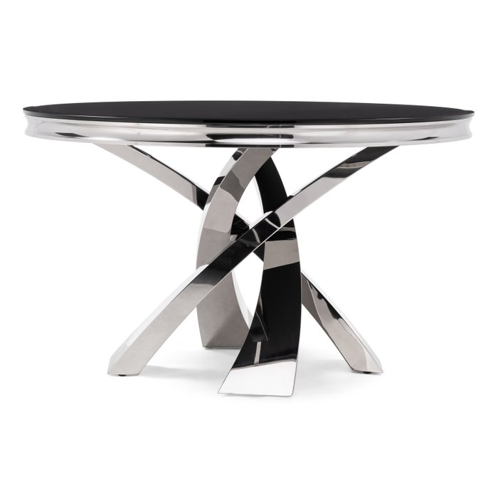 Обеденный стол Komin черного цвета - купить Обеденные столы по цене 64350.0