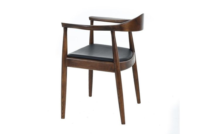 Стул-кресло цвета темный ясень - лучшие Обеденные стулья в INMYROOM