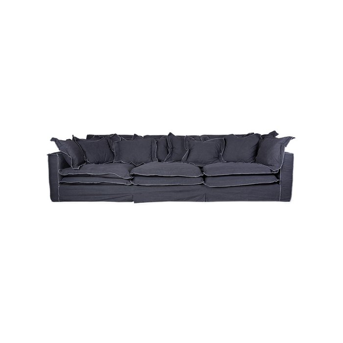 Диван Norbiton трехместный серого цвета - купить Прямые диваны по цене 250425.0