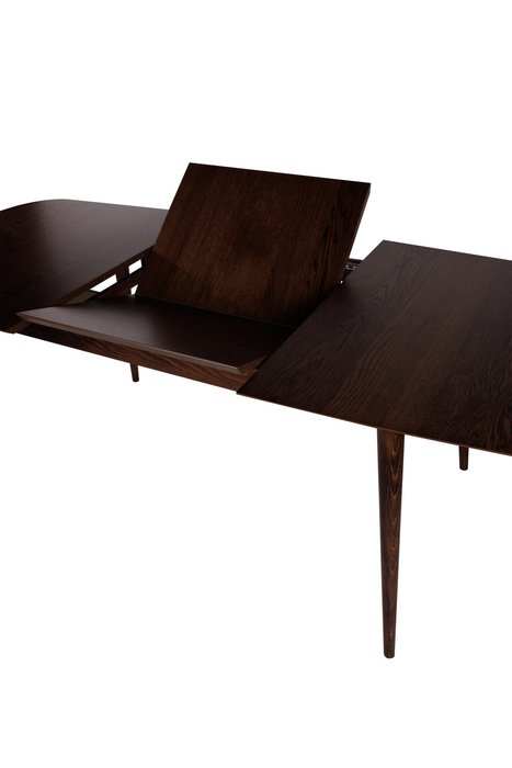 Раздвижной обеденный стол Kadis 130 коричневого цвета - лучшие Обеденные столы в INMYROOM