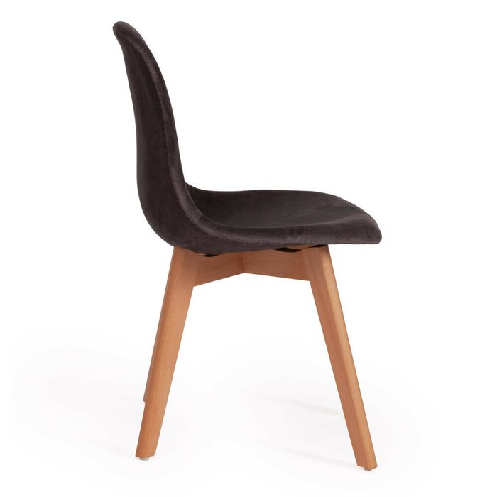 Комплект из четырех стульев Cindy серо-коричневого цвета - лучшие Обеденные стулья в INMYROOM