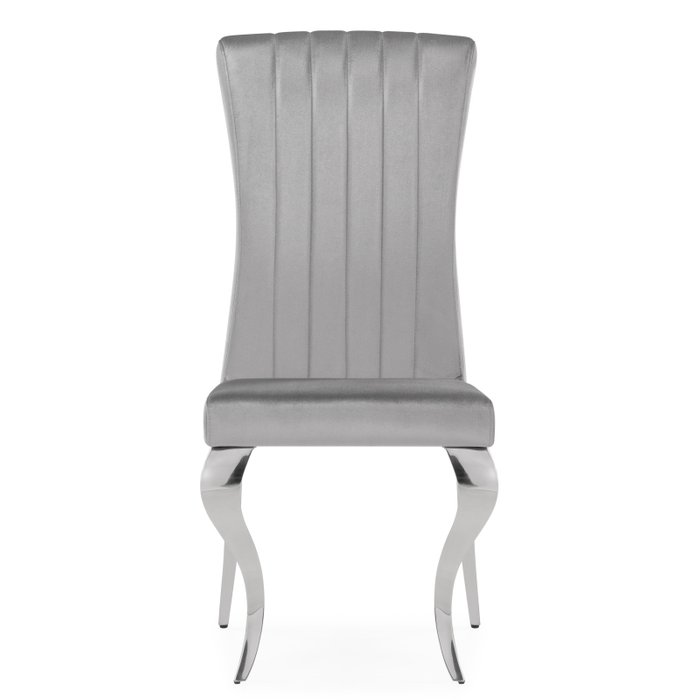 Стул Lund серого цвета - лучшие Обеденные стулья в INMYROOM