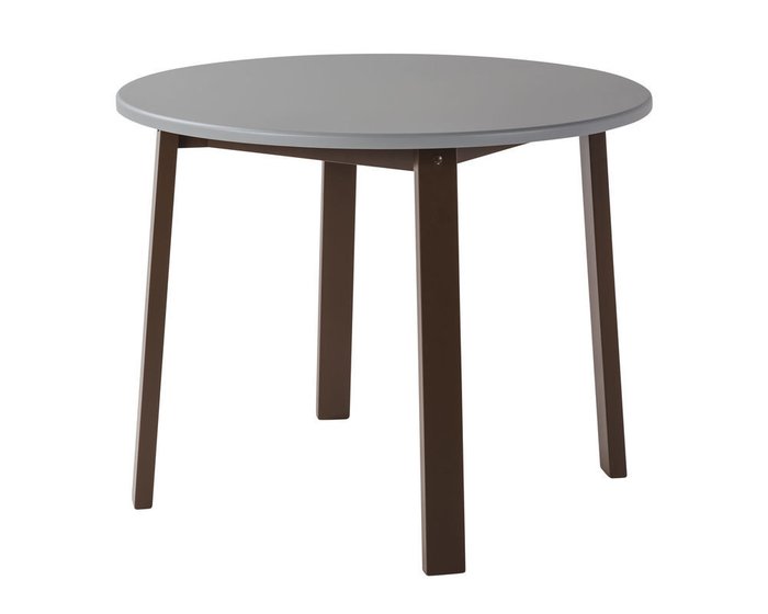 Стол обеденный Сканди с столешницей серого цвета
