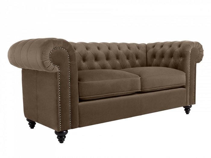 Диван Chester Classic коричневого цвета - купить Прямые диваны по цене 86940.0