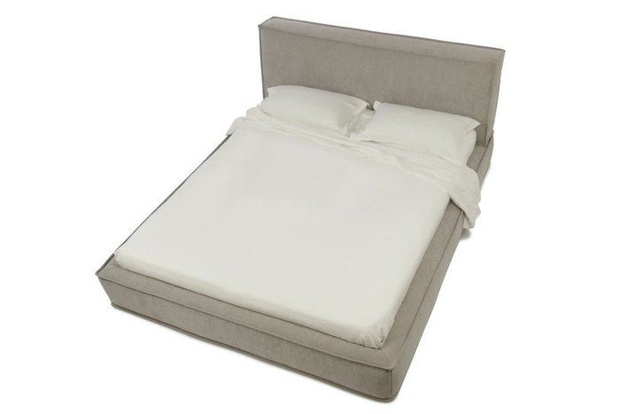 Кровати Bob 200х200 серого цвета с ортопедической решеткой - лучшие Кровати для спальни в INMYROOM