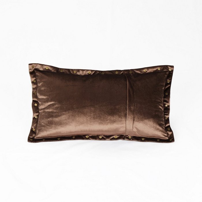Чехол для подушки Людвиг 30х50 темно-бежевого цвета - купить Чехлы для подушек по цене 1800.0
