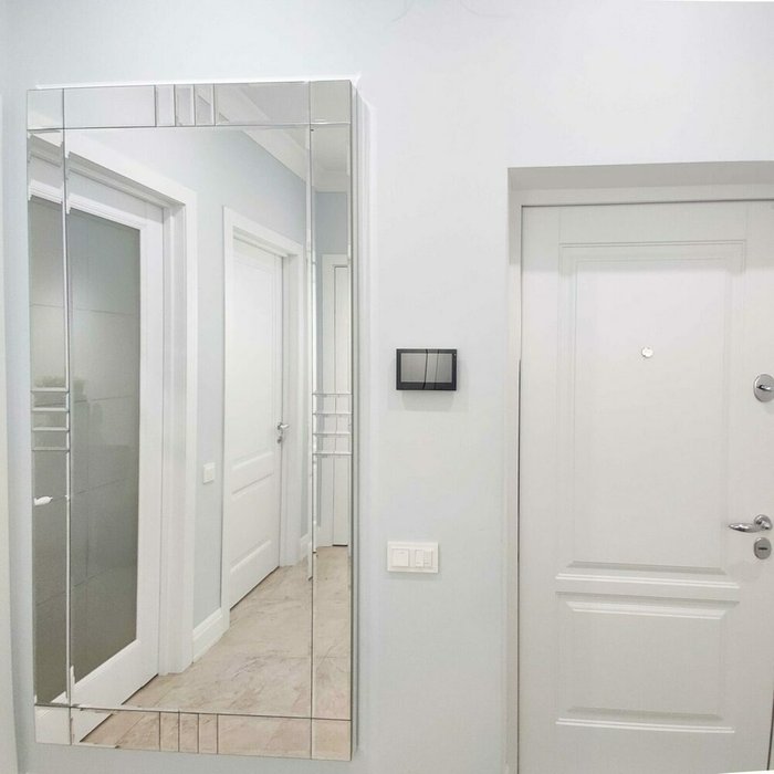 Настенное зеркало Modus 100х200 в зеркальной раме - купить Настенные зеркала по цене 67300.0