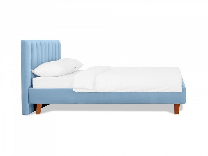 Кровать Queen II Sofia L 160х200 голубого цвета - лучшие Кровати для спальни в INMYROOM Кровать Queen II Sofia L 160х200 голубого цвета - лучшие Кровати для спальни в INMYROOM