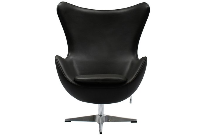 Кресло Egg Style черного цвета - купить Интерьерные кресла по цене 150330.0