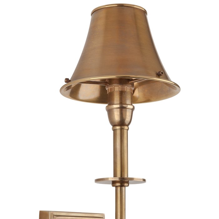 Настенная лампа коричневого цвета - купить Бра и настенные светильники по цене 23200.0