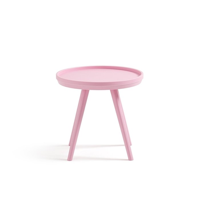 Стол журнальный для сада Feleti розового цвета - купить Садовые столы по цене 6113.0
