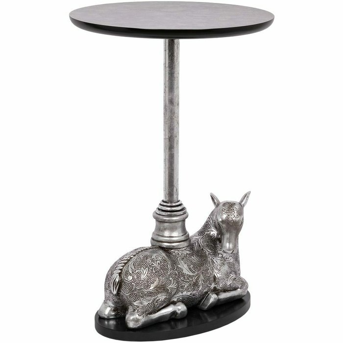 Кофейный столик Лань Таори серебряного цвета - лучшие Кофейные столики в INMYROOM