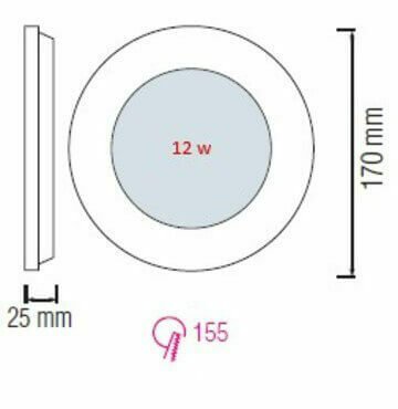 Встраиваемый светильник Slim HRZ33002853 (металл, цвет белый) - купить Встраиваемые споты по цене 606.0