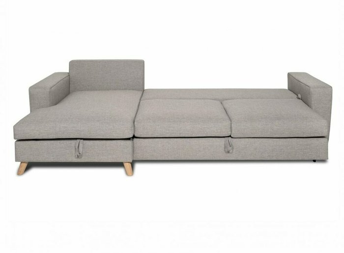 Угловой диван-кровать Порто серого цвета - купить Угловые диваны по цене 130900.0