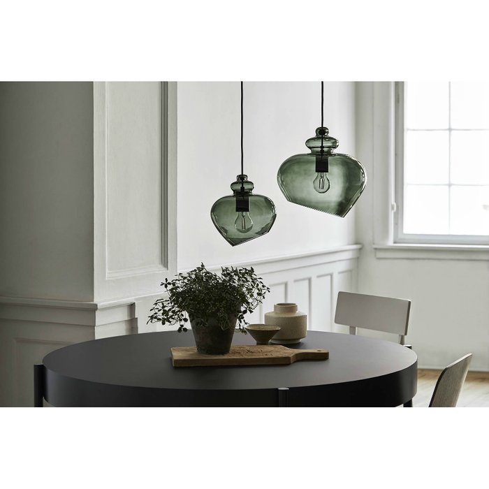 Лампа подвесная Grace зеленого дымчатого цвета - купить Подвесные светильники по цене 34500.0